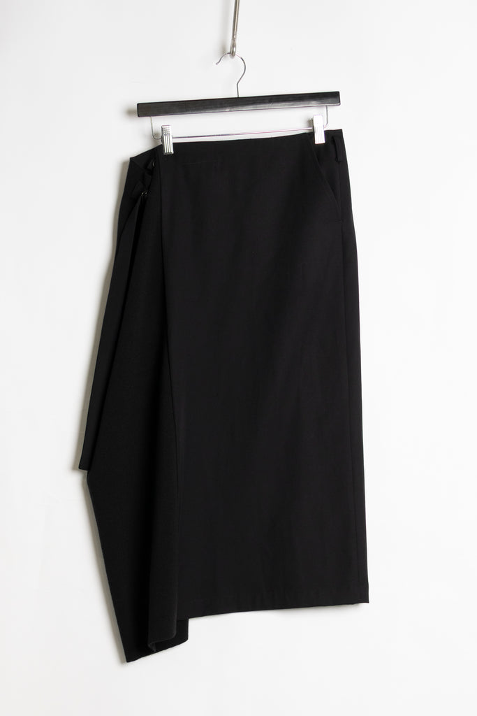 Yohji Yamamoto adjustable panel skirt