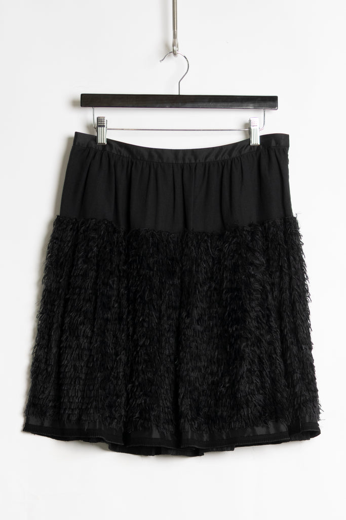 Undercover furry skirt