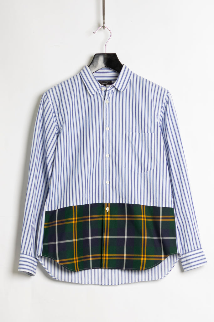 Comme des Garcons Homme Plus striped tartan shirt