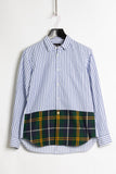 Comme des Garcons Homme Plus striped tartan shirt