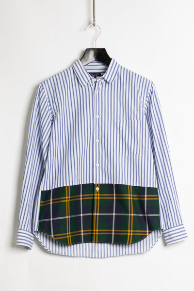 Comme des Garcons Homme Plus striped tartan shirt