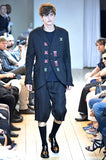 Yohji Yamamoto Pour Homme embroidered linen jacket