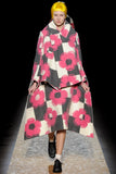 COMME des GARÇONS floral print paper doll jacket