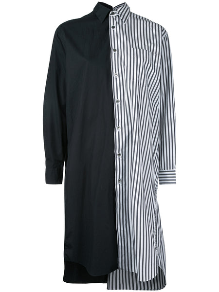 COMME DES GARÇONS reverse deconstructed shirt dress