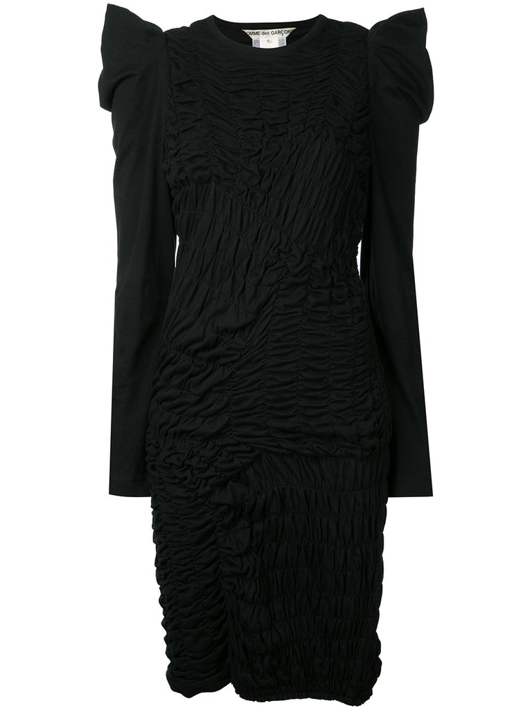 COMME DES GARÇONS ruched dress
