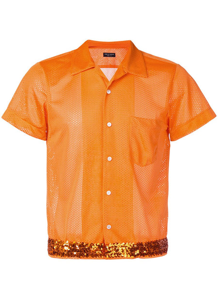 COMME DES GARÇONS sequin-trimmed shirt