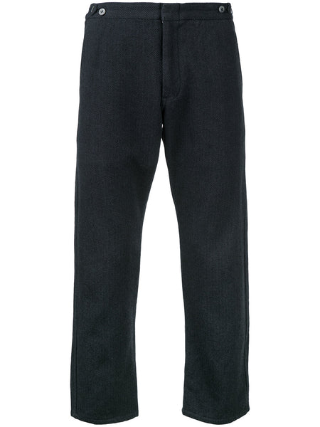 COMME DES GARÇONS Homme Plus herringbone cropped trousers