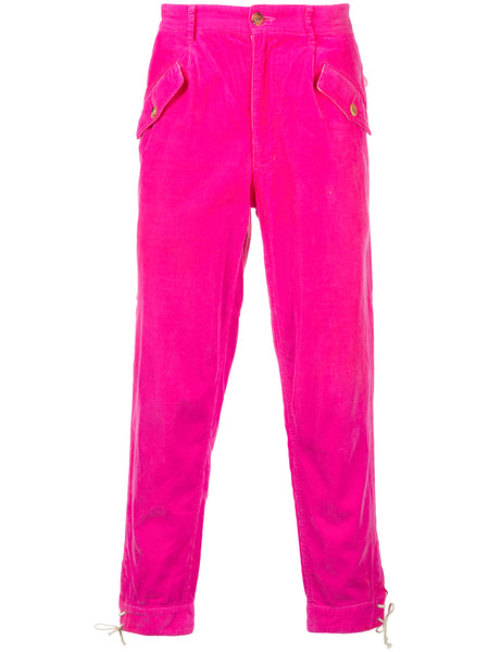 COMME DES GARÇONS Homme Plus cropped corduroy trousers