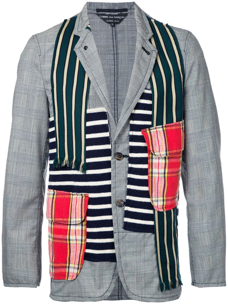 COMME DES GARÇONS multi-print blazer