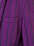 COMME des GARÇONS HOMME PLUS purple striped jacket