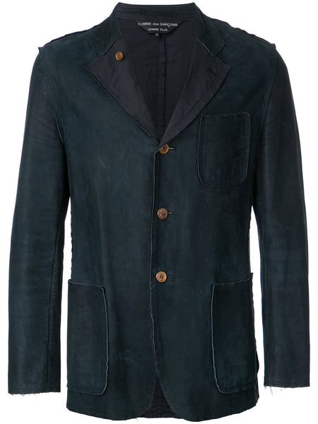 COMME DES GARÇONS Homme Plus wax leather jacket