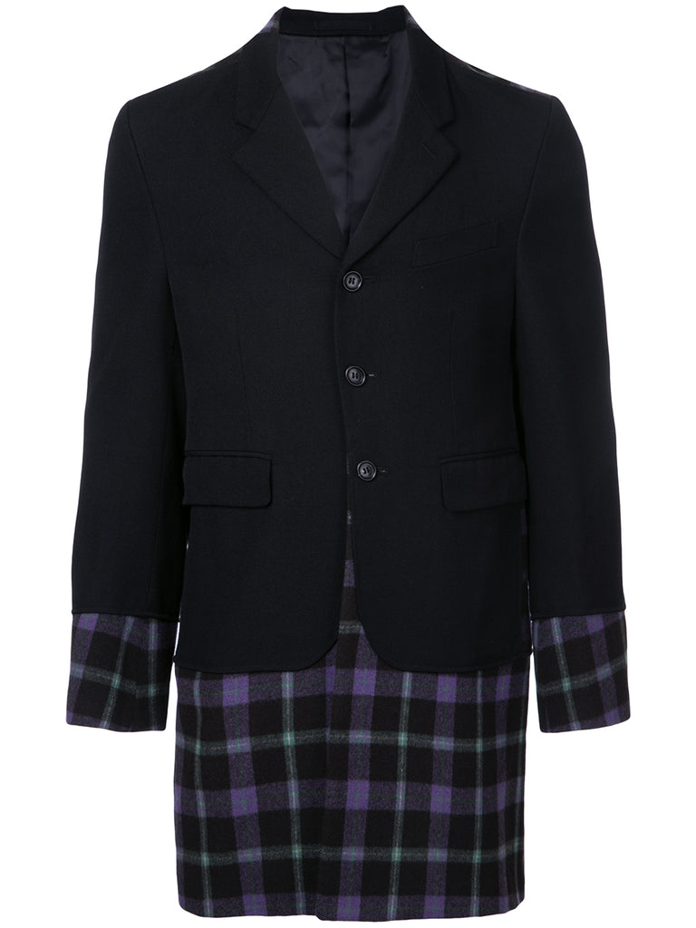 COMME DES GARÇONS Homme Plus Plaid panel jacket