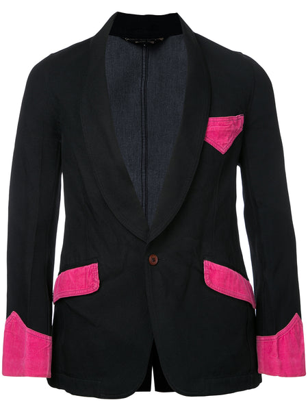 COMME DES GARÇONS Homme Plus pink accents jacket