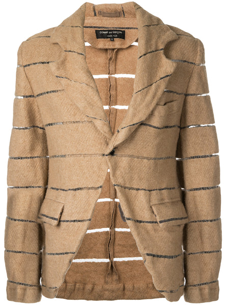 COMME DES GARÇONS striped jacket