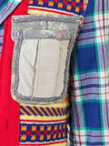 COMME DES GARÇONS Homme Plus plaid patchwork jacket