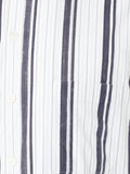 COMME DES GARÇONS flocked stripe shirt