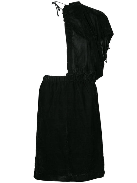 COMME DES GARÇONS one shoulder cocoon dress