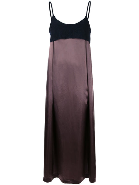 COMME DES GARÇONS contrast fabrics dress