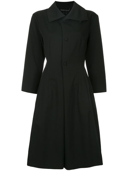 YOHJI YAMAMOTO belted knee length coat