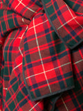 COMME DES GARÇONS tartan wrap jacket