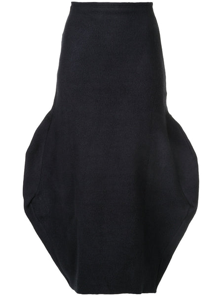 COMME DES GARÇONS fleece effect voluminous skirt