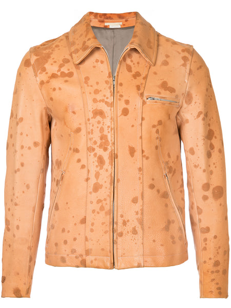 COMME DES GARÇONS Homme Plus suede splatter jacket