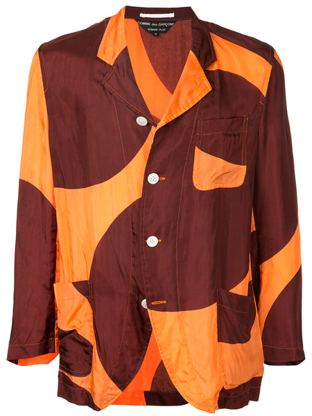 COMME DES GARÇONS Homme Plus lightweight large dot jacket