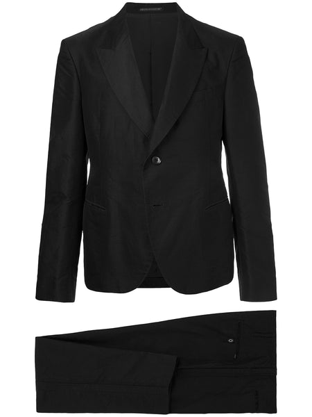 YOHJI YAMAMOTO Pour Homme cropped back panel suit