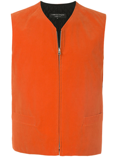 COMME DES GARÇONS Homme Plus zip front sleeveless vest