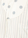 COMME DES GARÇONS Homme Plus asymmetric dots pinstripe shirt