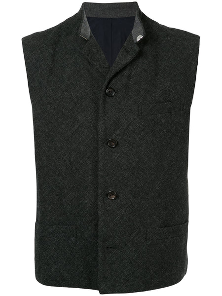 COMME DES GARÇONS Homme Plus mandarin collar sleeveless vest