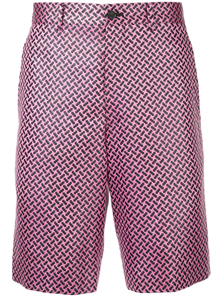 COMME DES GARÇONS Homme Plus geometric pattern shorts