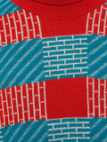 ISSEY MIYAKE brick pattern turtleneck jumper