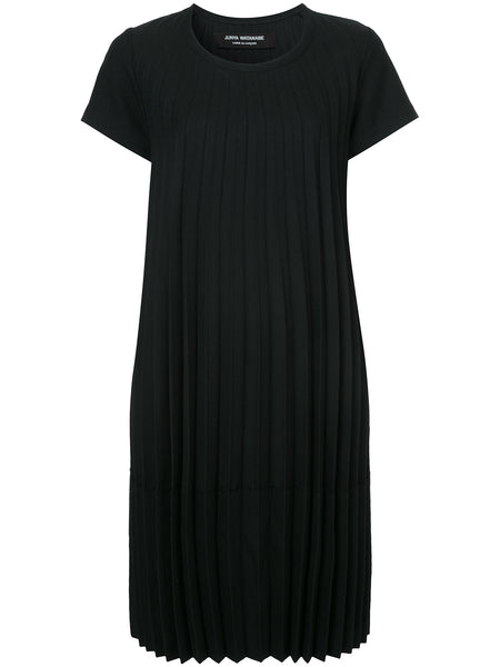 JUNYA WATANABE COMME DES GARÇONS pleated short sleeve dress