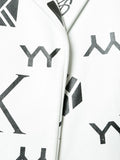 YOHJI YAMAMOTO monogram asymmetric jacket