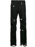 COMME DES GARÇONS VINTAGE distressed patchwork trousers