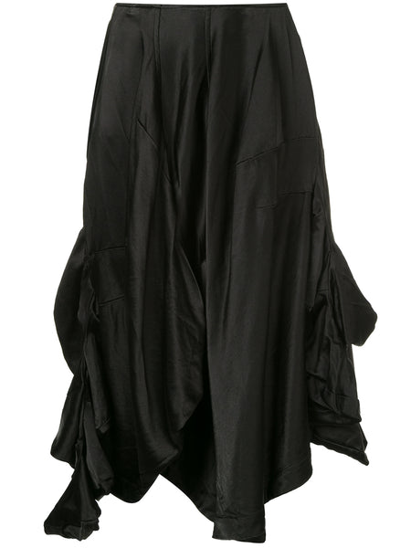 COMME DES GARÇONS draped dissected skirt
