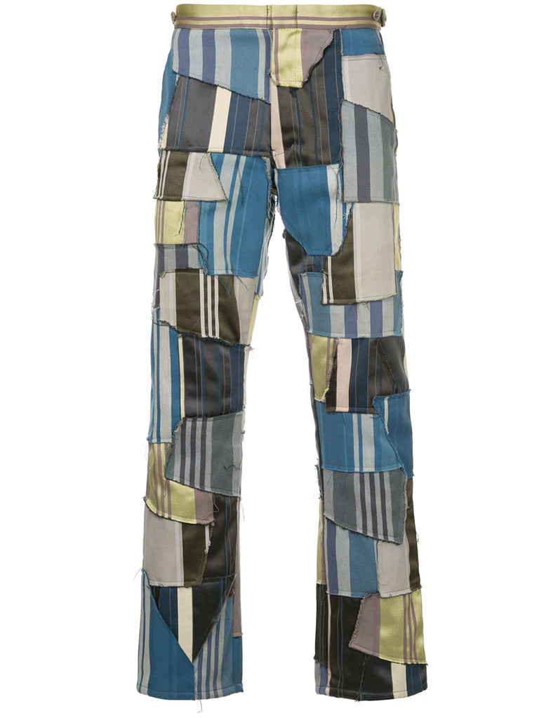 COMME DES GARÇONS Homme Plus Striped Patchwork Pants – dot COMME