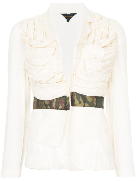 COMME DES GARÇONS gathered chest jacket