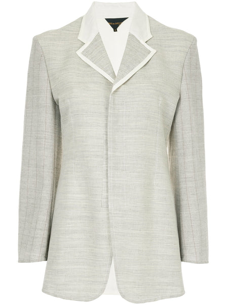 COMME DES GARÇONS contrasting lapels blazer