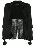 COMME DES GARÇONS VINTAGE raw edges pom pom jacket