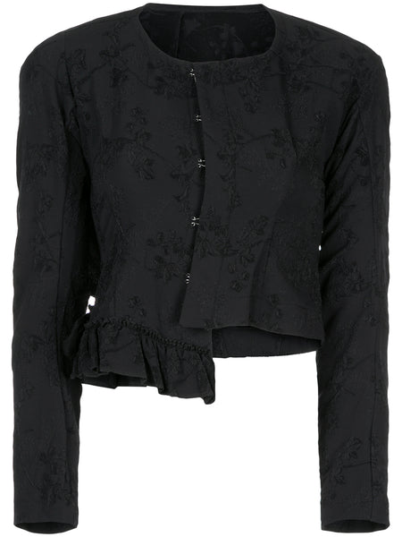 COMME DES GARÇONS floral embroidered jacket