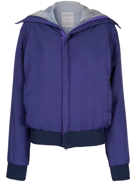YOHJI YAMAMOTO angel wings back print bomber jacket