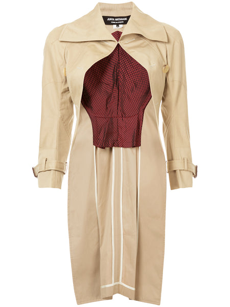 JUNYA WATANABE COMME DES GARÇONS partially lined trench coat