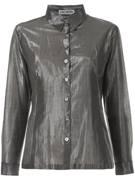 ISSEY MIYAKE shimmery shirt