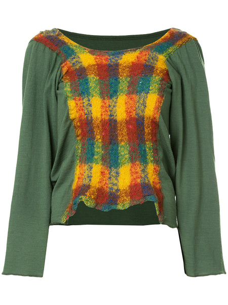 JUNYA WATANABE COMME DES GARÇONS knitted panel top