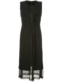 COMME DES GARÇONS sheer panel dress