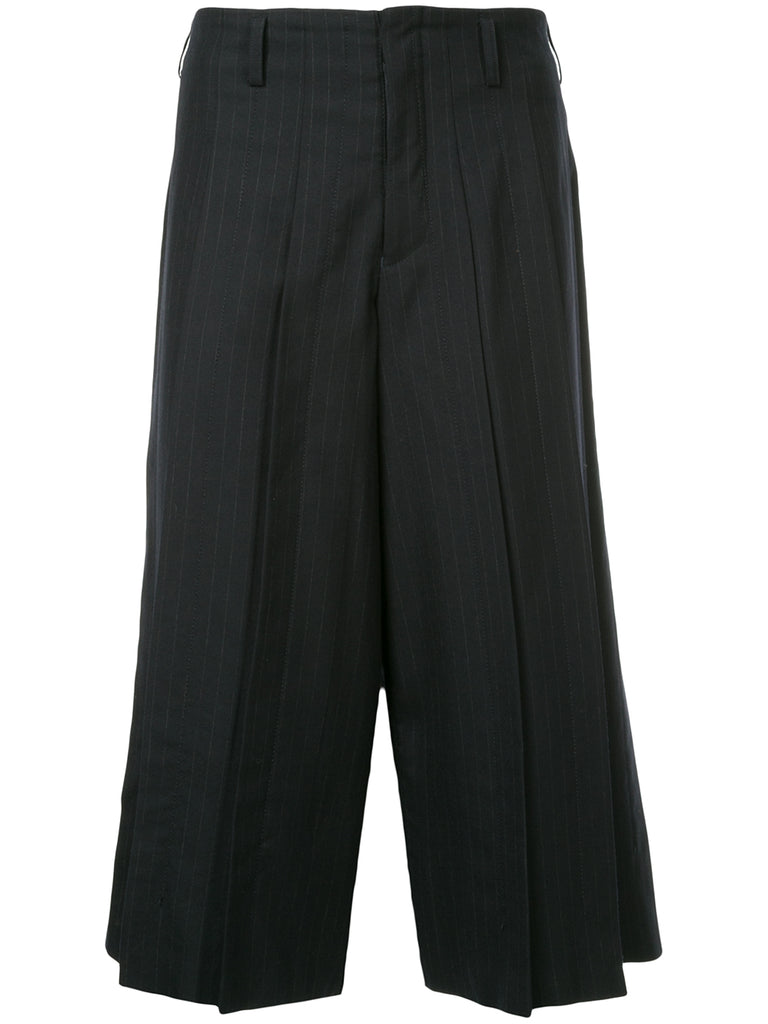 COMME DES GARÇONS pinstripe cropped trousers