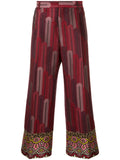WALTER VAN BEIRENDONCK loop pattern trousers