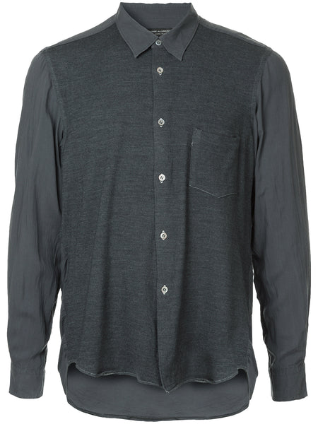 COMME DES GARÇONS Homme Plus knit front shirt